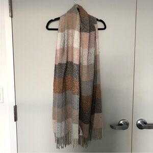 Abercrombie Oversized Plaid Scarf